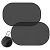 Car Side UV Easy To Install and Light Reduces Interior Protects and Set of Storage Case Included Sunshade, Shade, Static-Cling, Certified, 99%