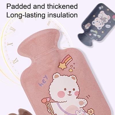 Сохраняет тепло, хорошая герметичность, полезный двухслойный герметичный милый мультяшный мешок для горячей воды, грелка