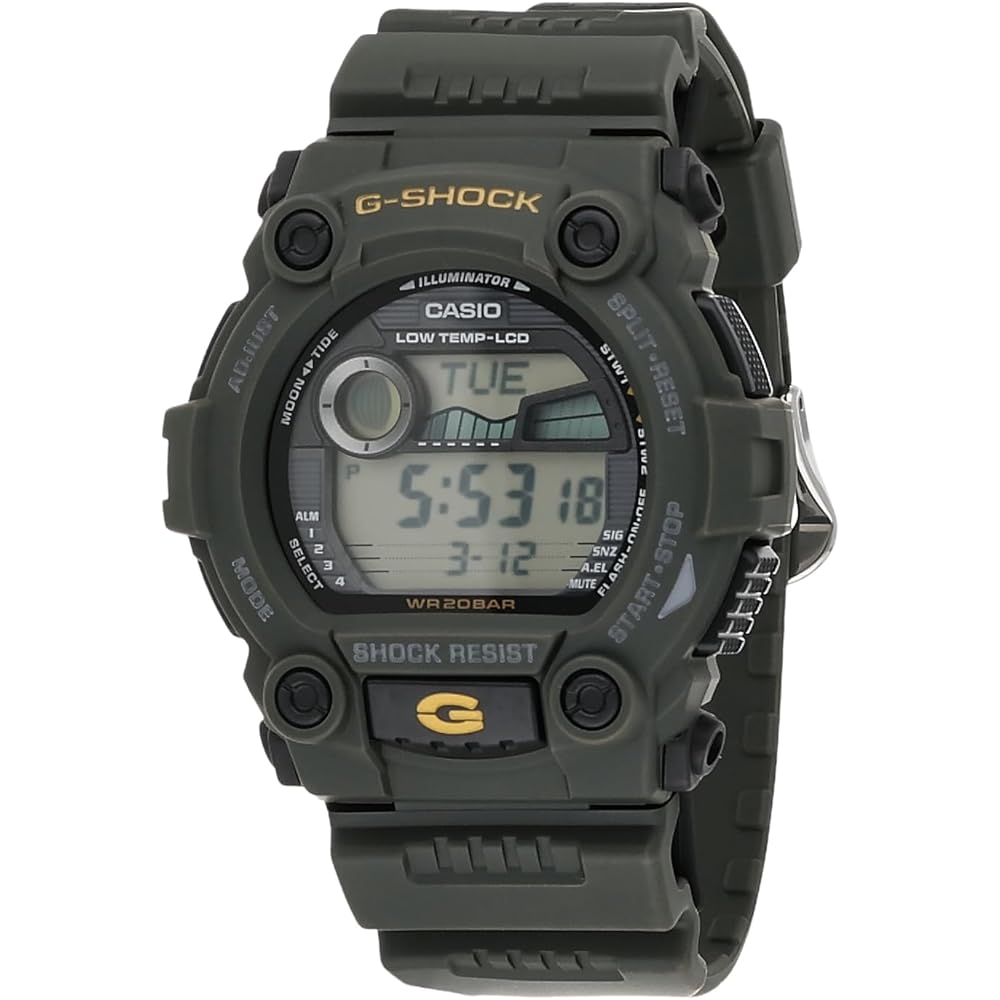 Casio Мужские часы G-Shock G-7900-3 Хаки Цифровые Водонепроницаемые Часы