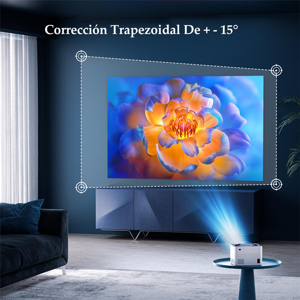 Проектор для смартфона, родной, 1080P, Android, Wi-Fi, 4k, профессиональное видео, Smart TV, домашний кинотеатр, светодиодный 3D HD, Bluetooth