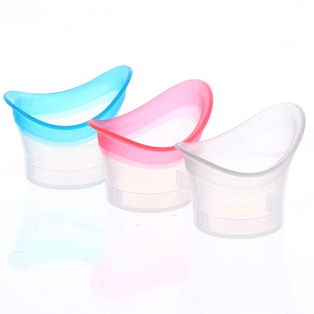 Soft Eye Bath Cup Silicone Eyes Cleaner Flushing Rinse Cups Elderly Women Men Children