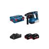 Bosch Professional GBH 18V-22 SDS-Plus-Marteau Perforateur Sans Fil 18 V 4 Ah Li-Ion + 2 Batteries, + Chargeur, + Malle