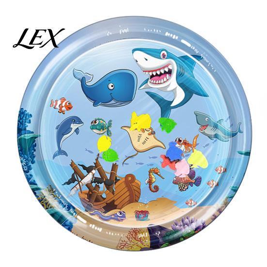 Cooling Pet Bed Inflatable Mat, Water Sensory Play Fillable Portable Filled Mat Summer Pad for Cats And Dogs
