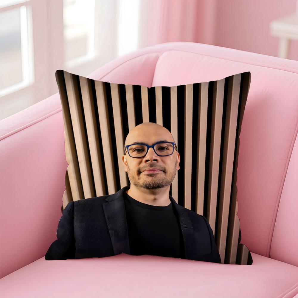 America Hot US DDemis Hassabis Cushion Cover Pillowcase Short Plush Invisible zipper Room Sofa Cushion Cover
