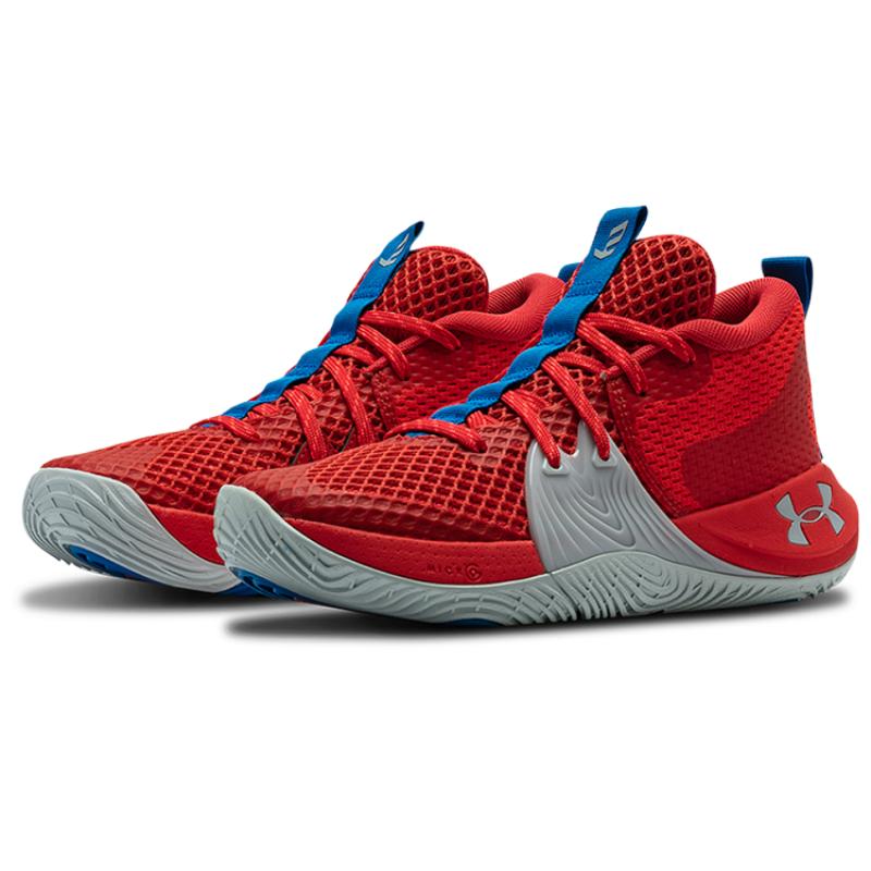 Under Armour Embiid One Versa Red Sneakers 3023086-603