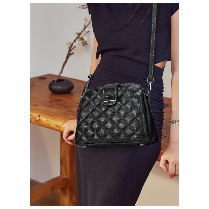 Женская сумка Diamond, новая маленькая модная универсальная сумка через плечо, маленькая ароматная женская сумка из коровьей кожи