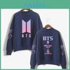 Bts Kpop Свитер In Bloom Унисекс Худи Jung Kook Bangtan Boys Стильный Удобный Смесь хлопка