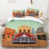 Cartoon Fast Speed Car King  Duvet Cover Set HD Comforter Cover for Kids Bedding Sets Bedclothes Bedroom Decor
