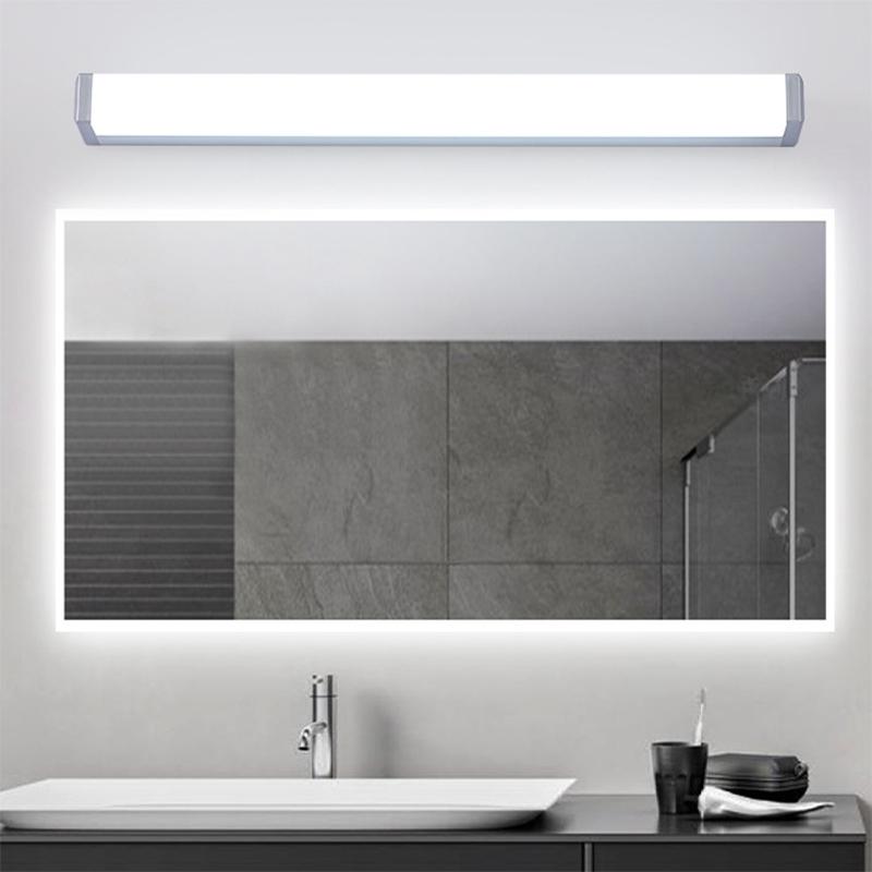 Modern LED Mirror Front Light Acrylic Long Lighting Bathroom Bedroom Vanity Mirror Lighting Indoor Led Lamp Lustre