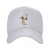 Blue Tongue Skink Cartoon Cute Skink Lizard Baseball Cap Black Golf Womens Hats For The Sun Mens