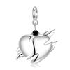 Cute Carrot Bunny Pendant Original 925 Sterling Silver Flower Skull Turtle Animal Heart Shape Pendant Necklaces Jewelry Making for Women Fashion