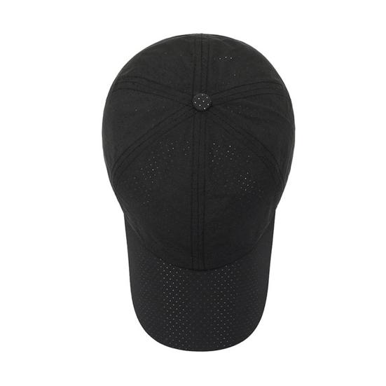 Baseball Hat Breathable Mesh Design Lightweight UV Proof Sun Hat Solid Color Adjustable Outdoor Sport Hat Headwear