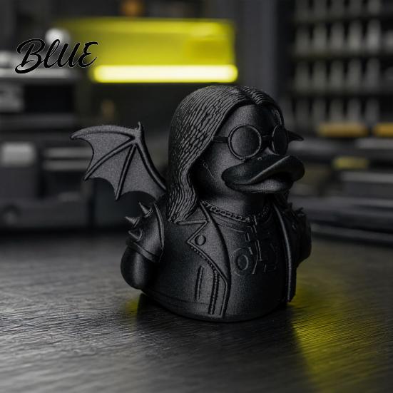 Современная Арт Скульптура 3D Печатная Фигурка Утка из Камня Украшение Настольное Темный Стиль Украшение для Эркерного Окна Скульптура Художественное Готическое Животное Декор