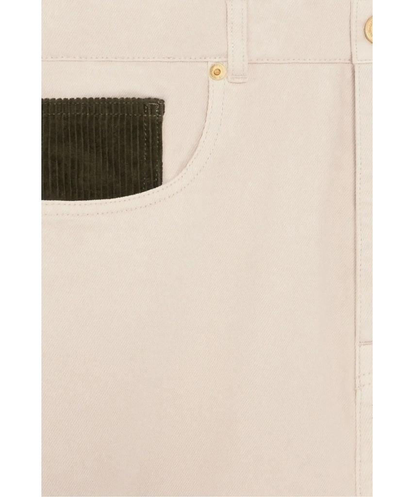 DROLE DE MONSIEUR Beige Straight Jeans D0Pds26304Ivx