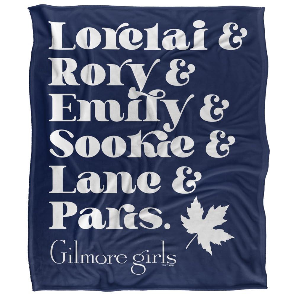 Gilmore Girls Soft Touch Names Supersoft Blanket