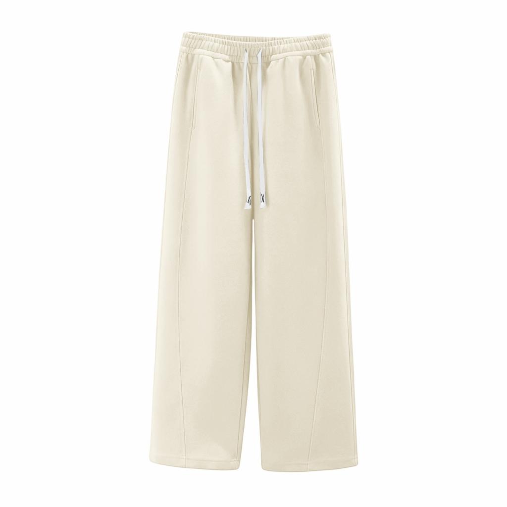 Женские прямые спортивные штаны, свободные, облегающие, шаровары, с высокой талией, повседневные