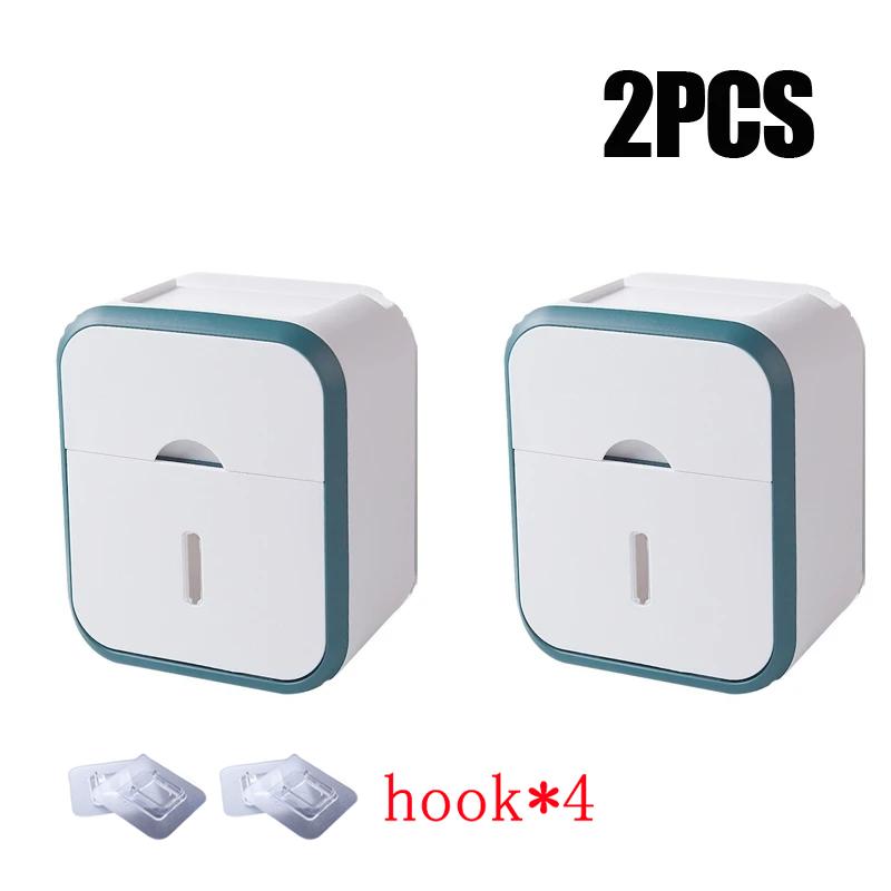 Коробка для салфеток, настенная, водонепроницаемая, многофункциональная, держатель для туалетной бумаги, коробка для хранения в ванной комнате, товары для хранения