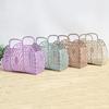Bathroom Laundry Basket Foldable Mesh Portable Plastic Bathroom Laundry Basket