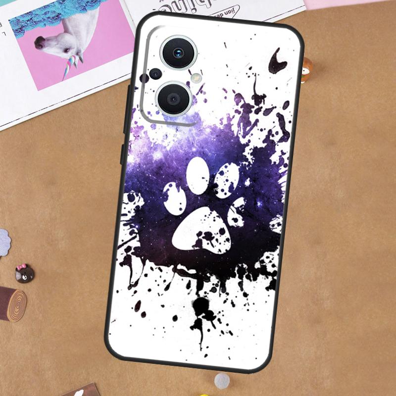 Лапки Кошки Собаки Для OPPO Reno 12 13 14 11 10 Pro 14F 13F 12F 11F 7 8 Lite 8T OPPO Find X9 X5 X6 X8 Pro Чехол