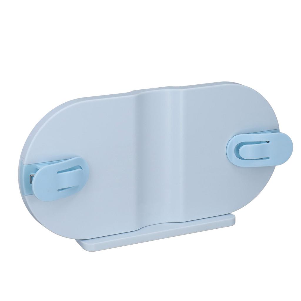 Подставка для чтения книг с регулировкой ширины, синяя, компактная, портативная, для мобильных телефонов, планшетов, держатель для книг