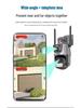 v360 Ultra HD WiFi Outdoor Surveillance Camera with Dual-Lens, Dual-Screen, Night Vision, and Waterproof Features