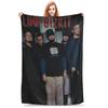 Пледы группы Limp Bizkit Теплый флисовый плед для дивана для дома, спальни, уличный плед, покрывало, одеяло