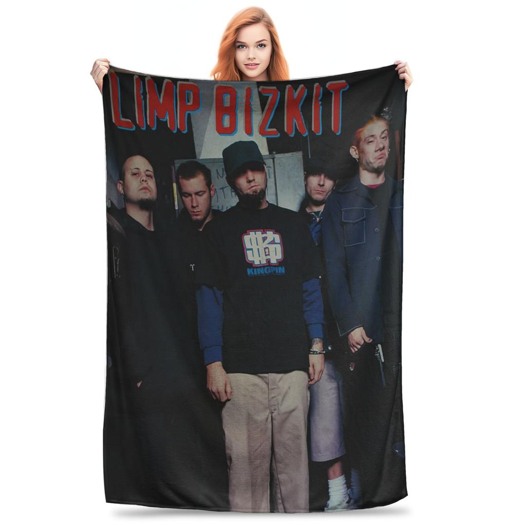 Пледы группы Limp Bizkit Теплый флисовый плед для дивана для дома, спальни, уличный плед, покрывало, одеяло