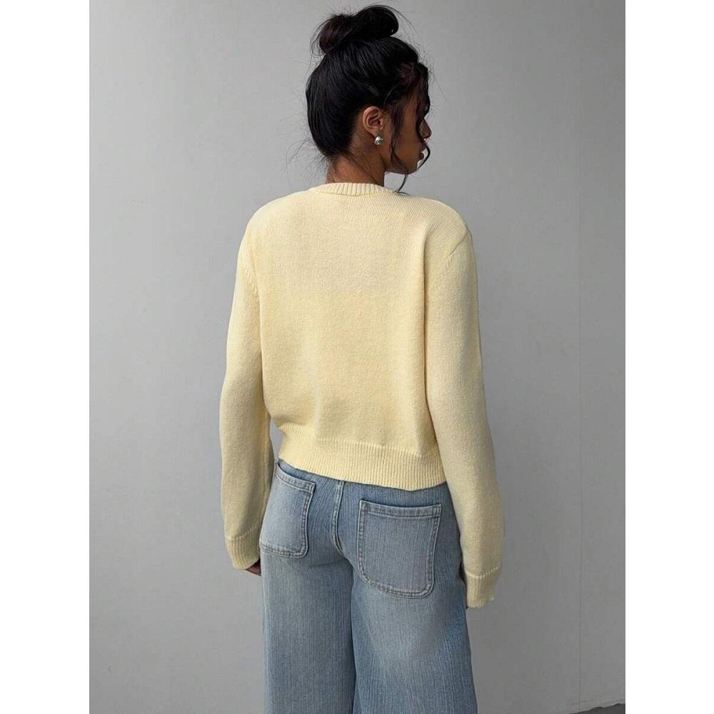 Women Autumn Winter Knitted Cardigans Sweaters Ladies Long Sleeve Single Breasted Sweater Outerwear Coats Jackets