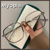 Blue Light Blocking Eye Protection Near Sight Eyeglasses Ultra Light Myopic Glasses Vintage Square Frame Short Sight Eyewear