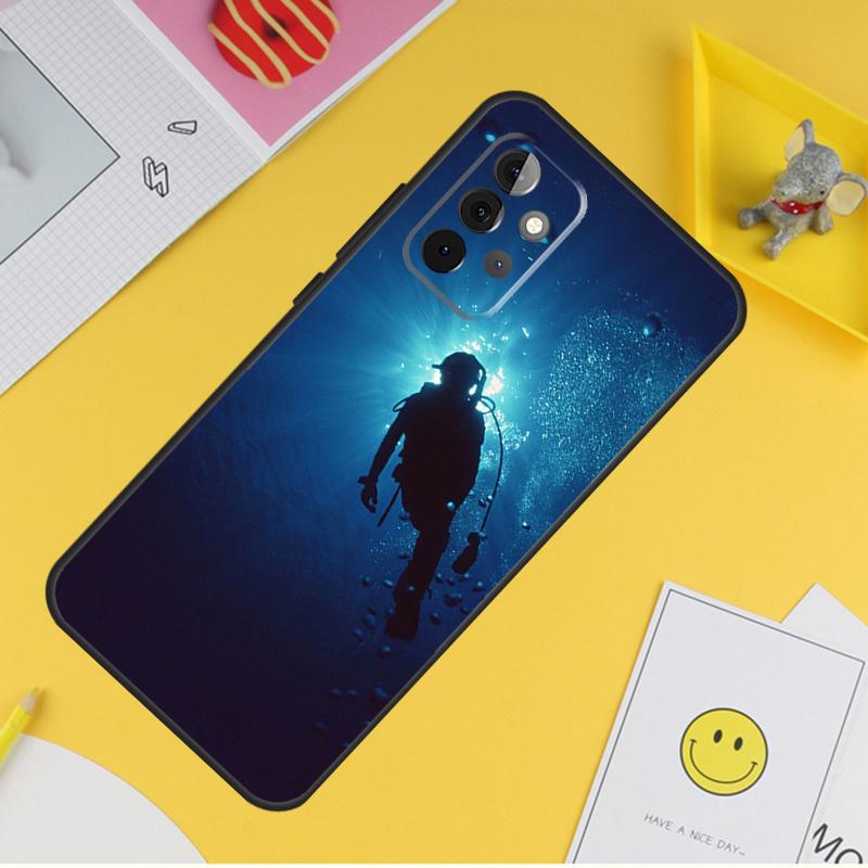 Scuba Diving For Samsung Galaxy A14 A34 A54 A12 A32 A52 A51 A71 A53 A33 A13 A15 A25 A35 A55 Phone Case