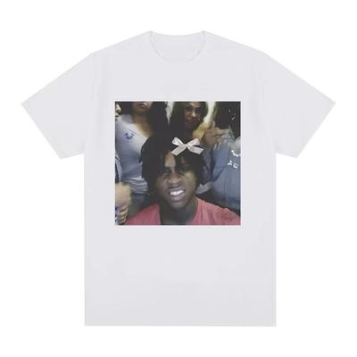 Графические футболки рэпера Chief Keef Унисекс Женские Повседневные Хлопковые С коротким рукавом Хип-Хоп Винтажные Большие футболки Уличная одежда