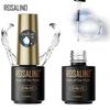ROSALIND Tempered Top Coat Gel Nail Polish Soak Off UV Nail Base Top Coat Gel Polish For Protect Nails
