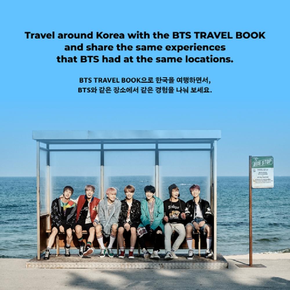 BTS Книга путешествий с полезными корейскими выражениями + открытка