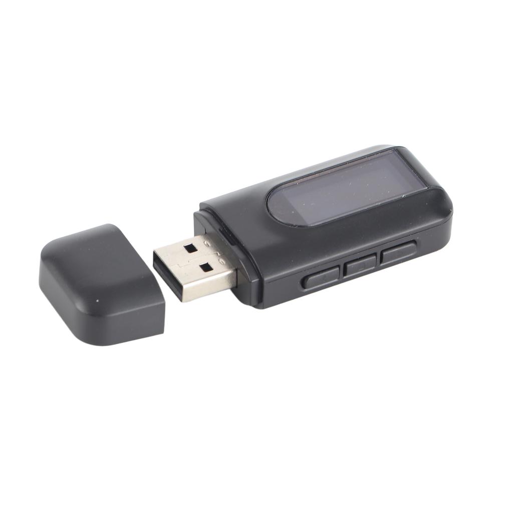 Bluetooth 5.0 Transmitter Receiver Stable Transmission 2 in 1 Wireless AUX Adapter with LCD Display