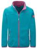 Trollkids Oppdal Jacket XT Флисовая куртка бирюзово-розовая