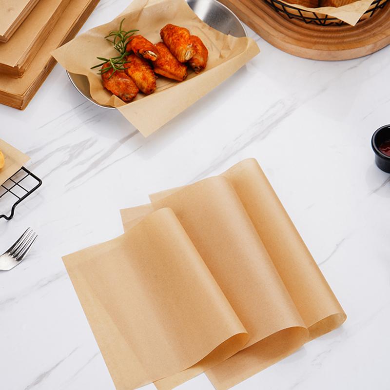 50 шт. антипригарные коврики для выпечки из впитывающей масло бумаги для выпечки печенья, приготовления пищи, фритюрницы, духовки, гриля, сублимационной сушилки, коврики Ray