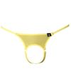 Heureux La Joie Мужские брюки с открытой передней частью и Т-образной спинкой, Сексуальное нижнее белье, Трусы (JP, Алфавит, М, ЖЕЛТЫЙ)