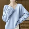 Women's Cashmere Sweater 30% Cashmere 70% Wool Autumn and Winter Cashmere Pullover Soft and Warm