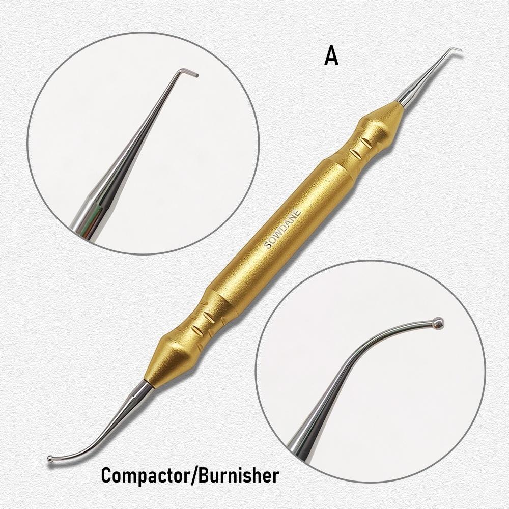 1 шт. Набор стоматологических эндодонтических инструментов для пломбирования, носитель костного графта МТА, стоматологический шпатель для пломбирования, стоматологический инструмент-нож, костная мельница-компактор, гладилка