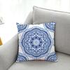 Office Living Room Home Pillowcase Blue and White Porcelain Printed Pillowcase Car Ornaments