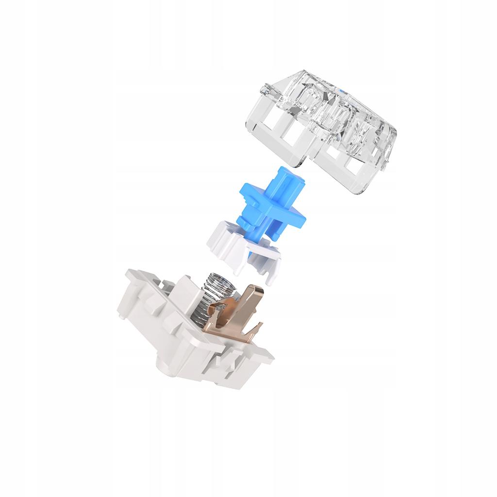 RK Blue Switch PRZEŁĄCZNIKI 61szt do klawiatury mechanicznej