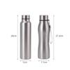 Высокое качество 1000 мл спортивная бутылка для воды из нержавеющей стали, однослойная прочная чашка для воды, металлическая колба, посуда для напитков, кемпинг, спортивный зал