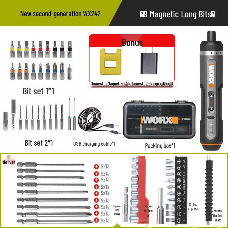 Wickes WX242 Rechargeable Multifunctional Electric Screwdriver