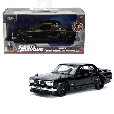 JADA TOYS Форсаж Nissan Skyline 2000 1971 Black Brian ФОРСАЖ Мини-автомобиль 1/32 GT-R [Предмет]