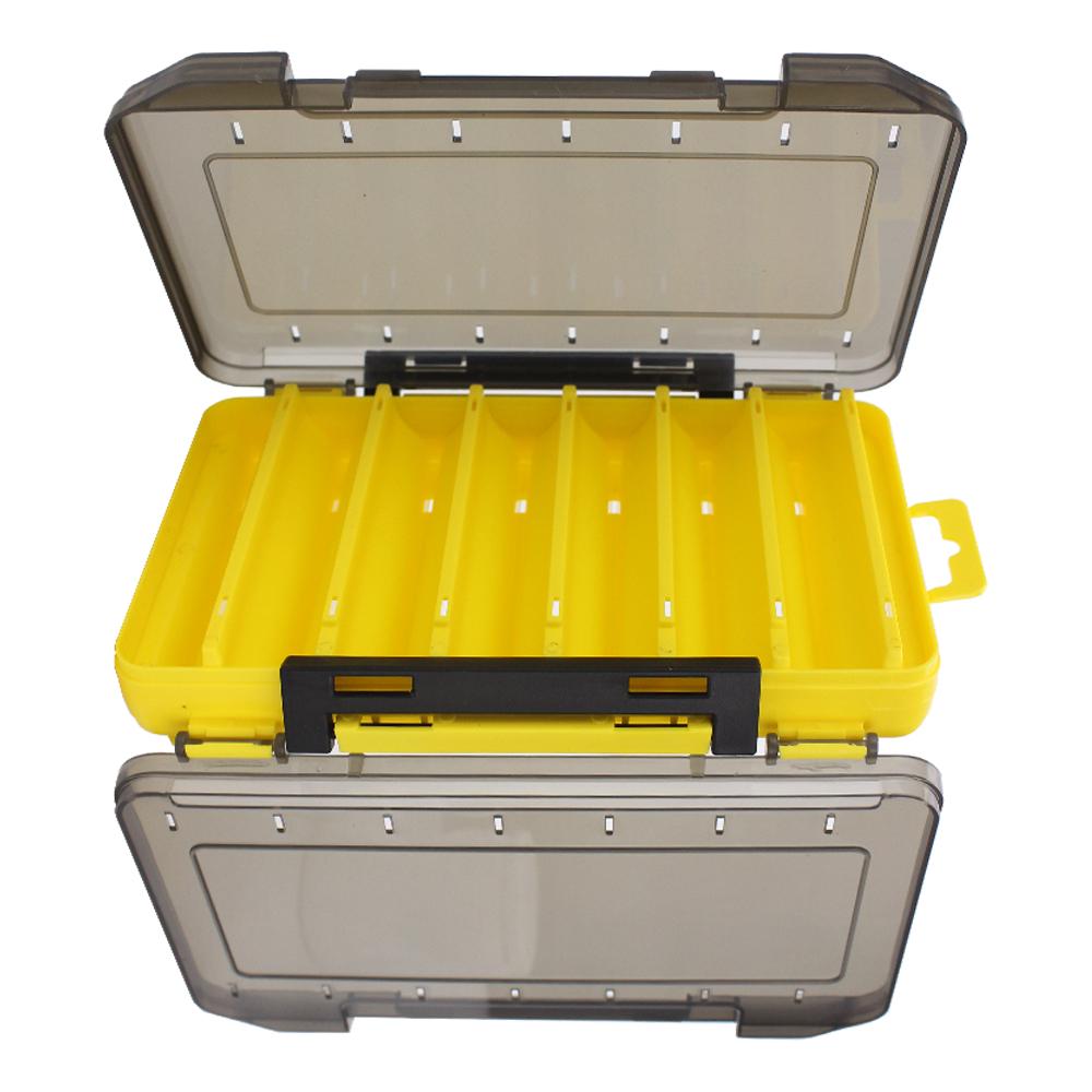 Кейс для рыбалки Двусторонний Ящик для рыболовных приманок Кейс Джиг для кальмара Воблеры Наживка Рыболовные снасти Ящик для хранения Контейнер