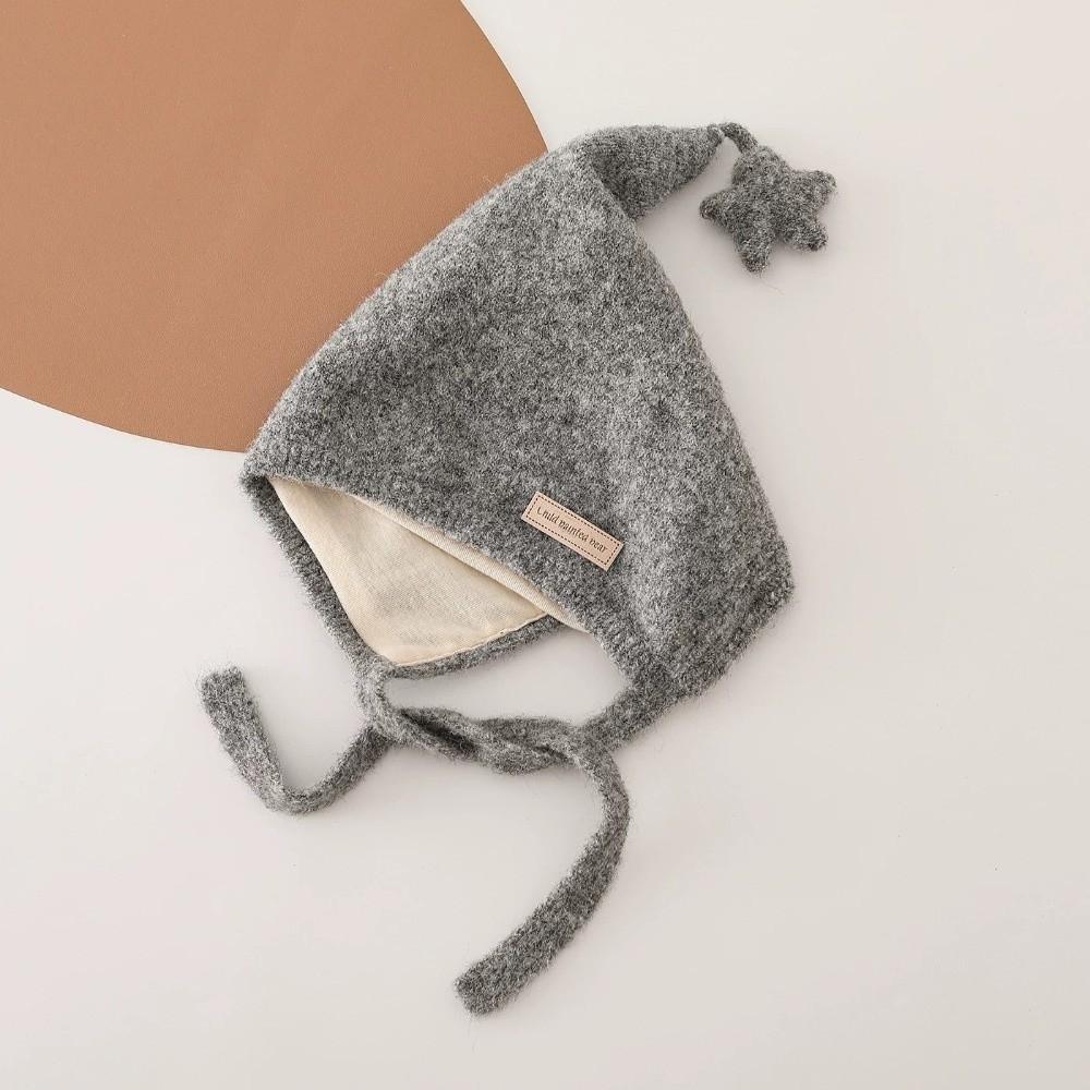 Thick Ear Protection Hat Soft Children Winter Hat New Lace Up Bonnet  Girls