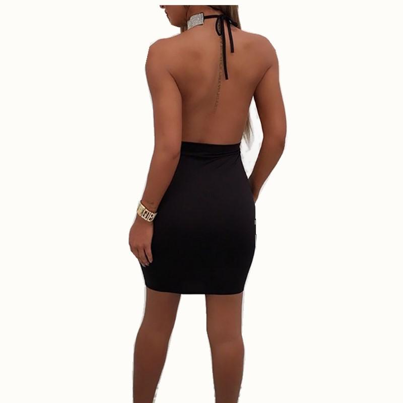 Женское бандажное облегающее вечернее мини-платье без рукавов для коктейльного клуба