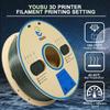 YOUSU 3D Printer Filament 1.75mm Black PLA Glow in the Dark 3D Printing Material Совместим с