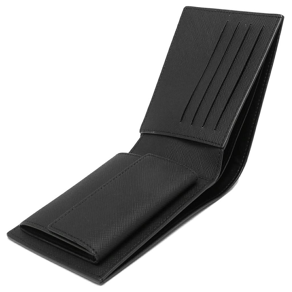 Bifold Wallet PLAIN 4CC COIN PURSE BILLFOLD WALLET 22R2P10PS 001R Black [Dunhill] Men's & [Item]