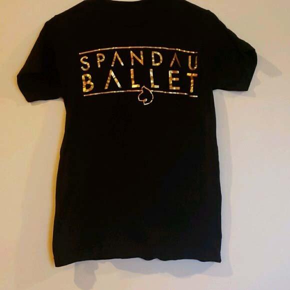 Горячая футболка Spandau Ballet Черная Хлопковая Футболка 1 сторона Все размеры BT761 Унисекс Футболка
